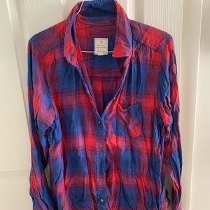 Plaid button up